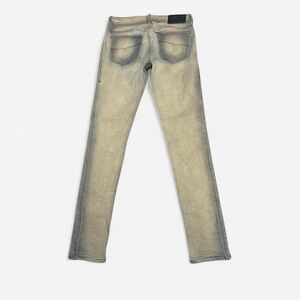 Diesel slim skinny GROUPIE crazy grey and light tan wash fades look jeans 26x30